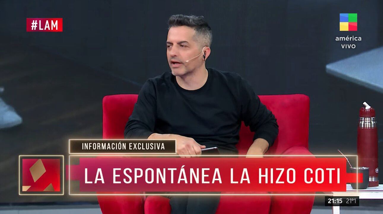 En el programa LAM revelaron que el autor de la espontánea fue Coti