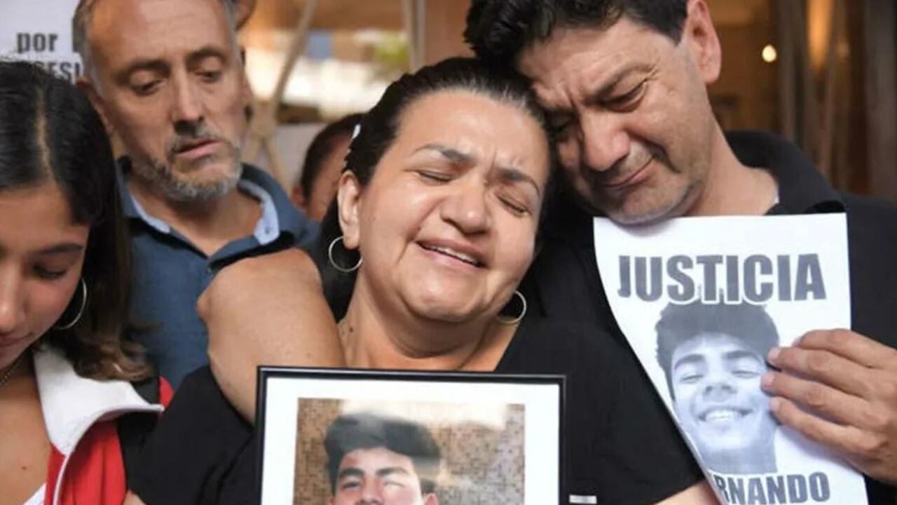 Los padres de Fernando Báez Sosa, Graciela y Silvino (Gentileza La Nación)