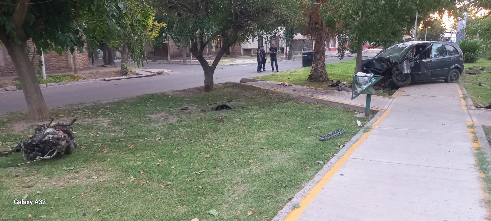 Trágico accidente en Guaymallén.