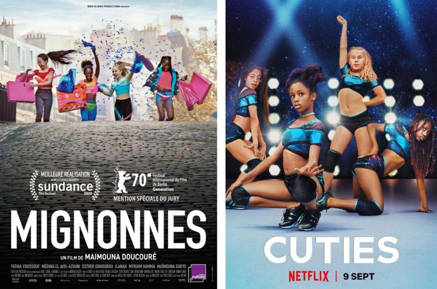 La foto de apertura de Cuties, en Netflix