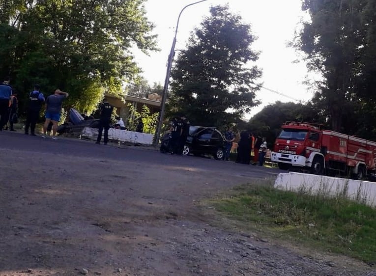 Los bomberos debieron actuar en el siniestro. Foto: gentileza Diario de San Rafael.