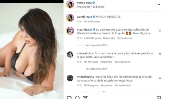 Wanda Nara ha sacado su mejor versión y posó en ropa interior.