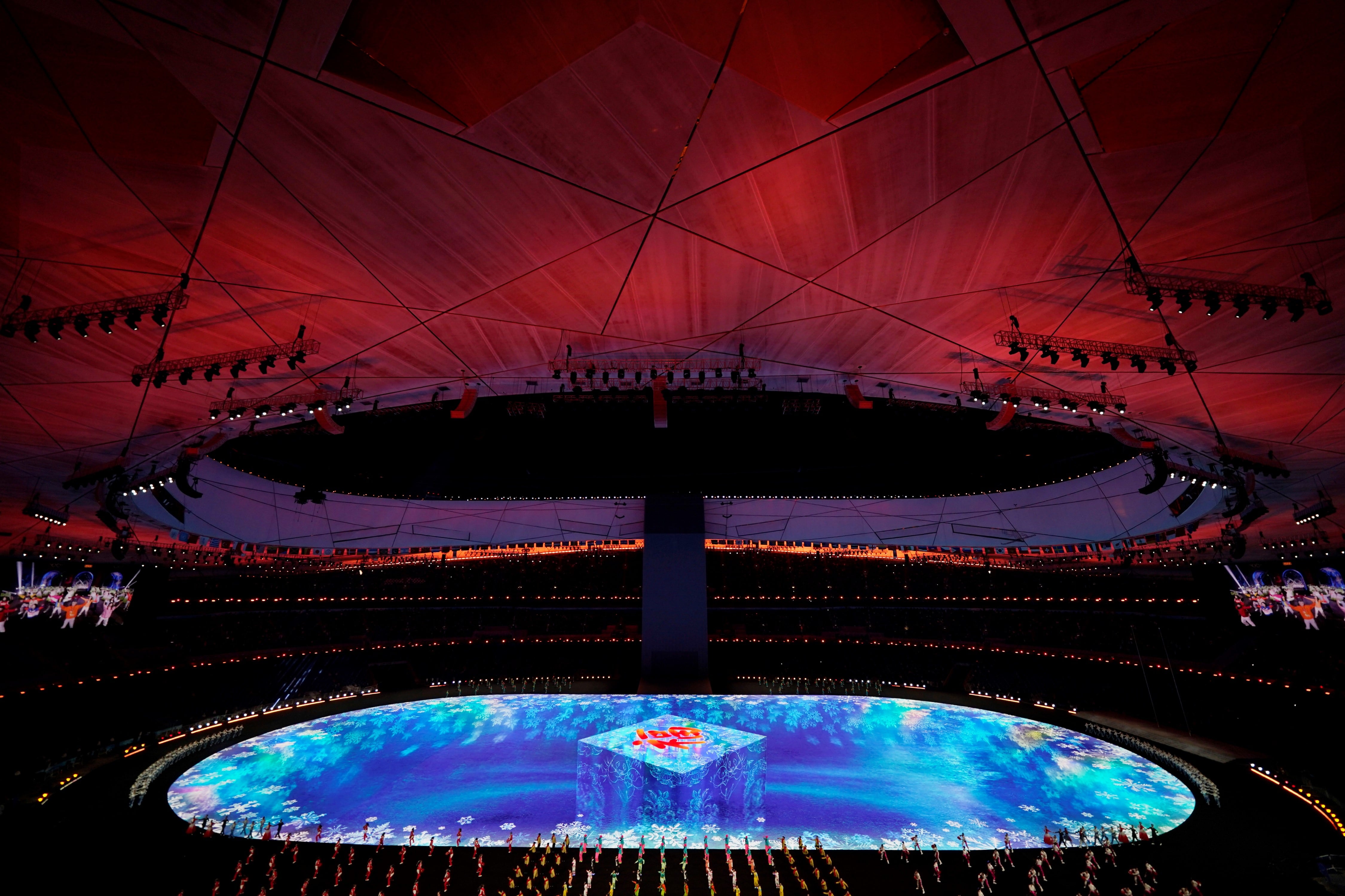 Ceremonia inaugural de Beijing 2022./AP