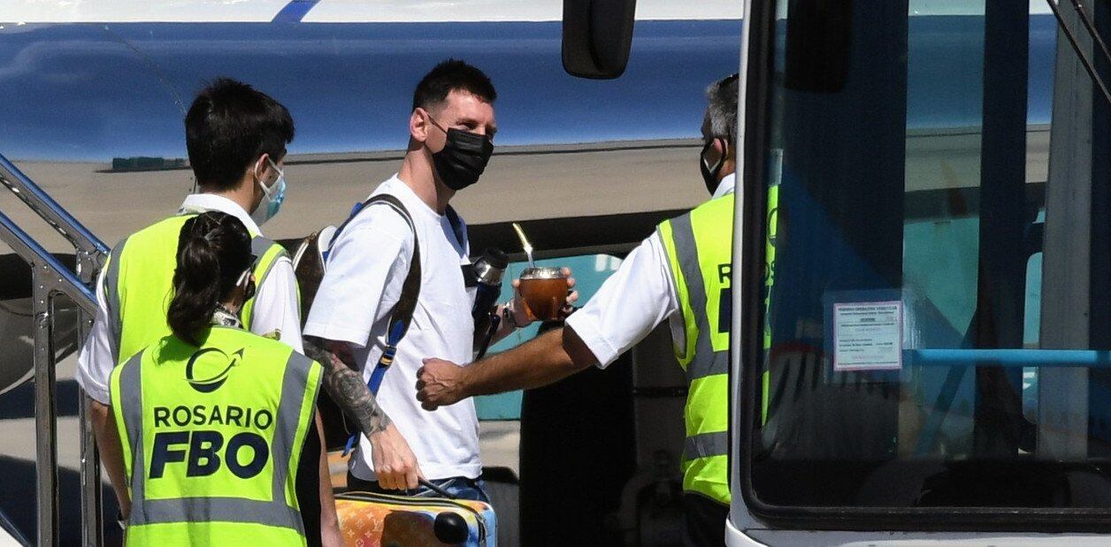 Lionel Messi, en Rosario. 