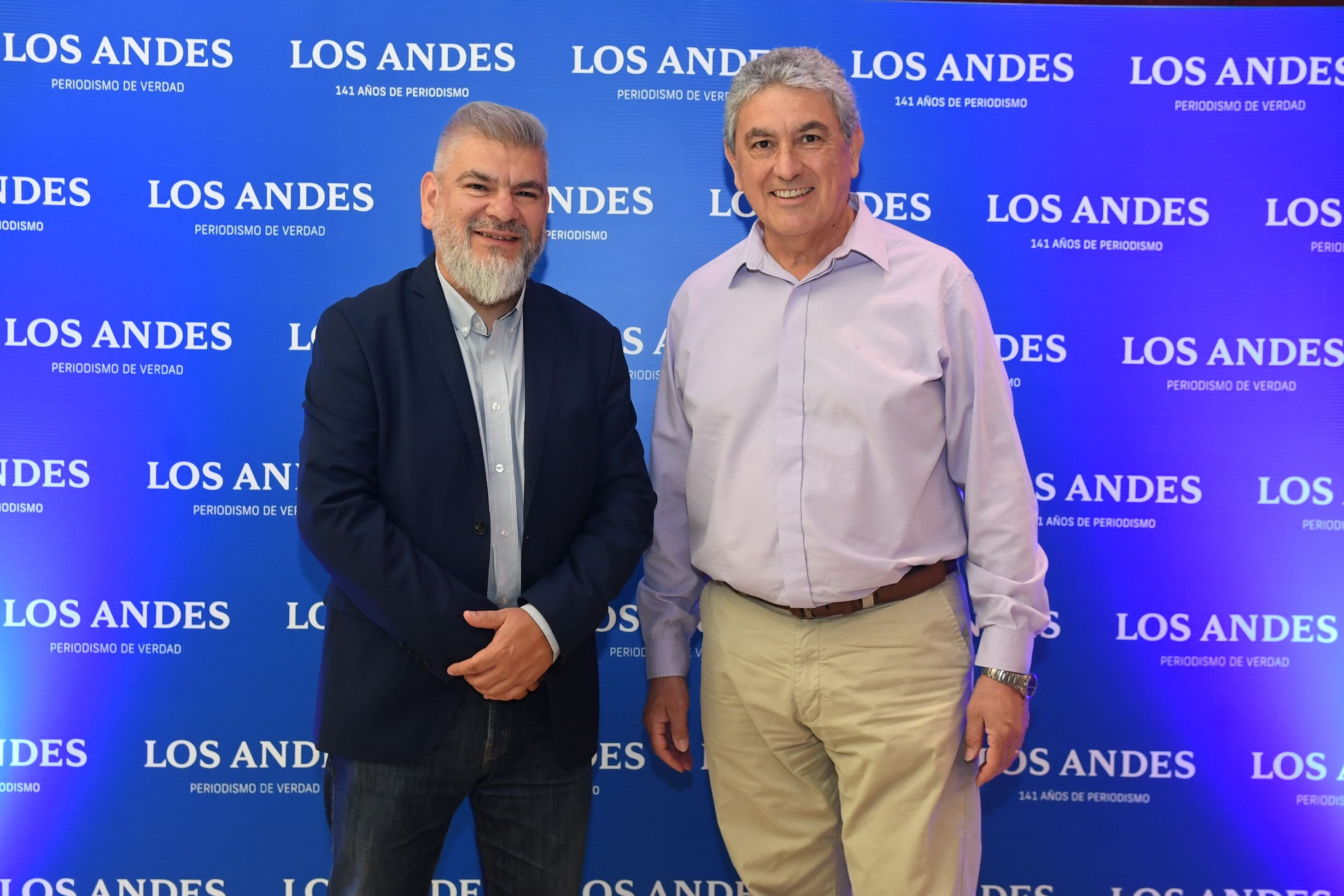 Diego Gareca, Subsecretario de Cultura, y Roberto Mercado.