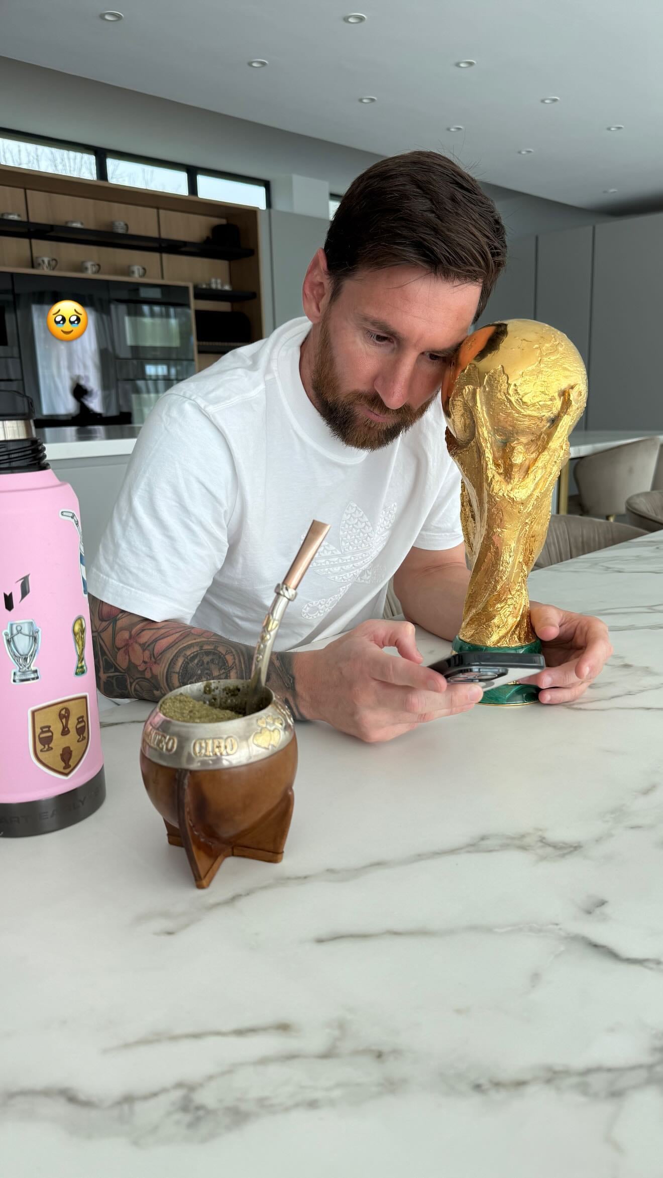 Lionel Messi celebró el segundo aniversario de la final del Mundial de Qatar 2022.