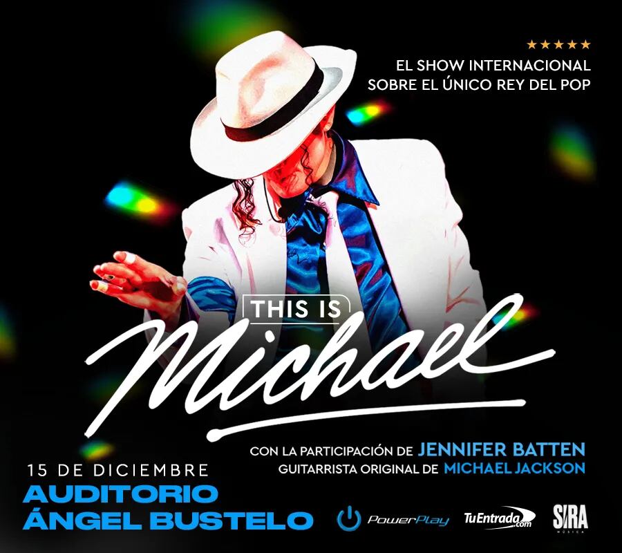 Lenny Jay llega a Mendoza con "This is Michael". / Fotos de prensa.