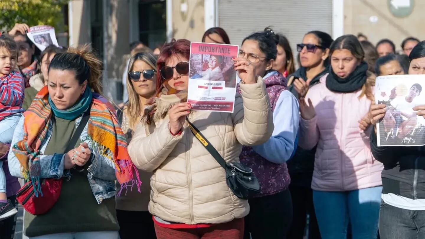 Los familiares buscaban desde el jueves a Joaquín - Gentileza