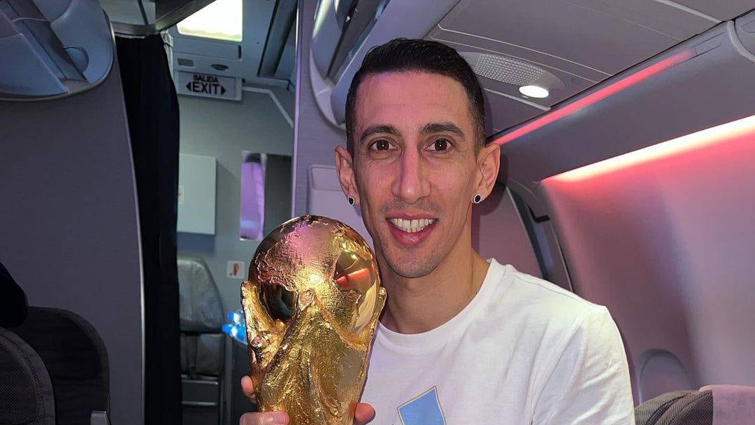 Ángel Di María, campeón mundial. 