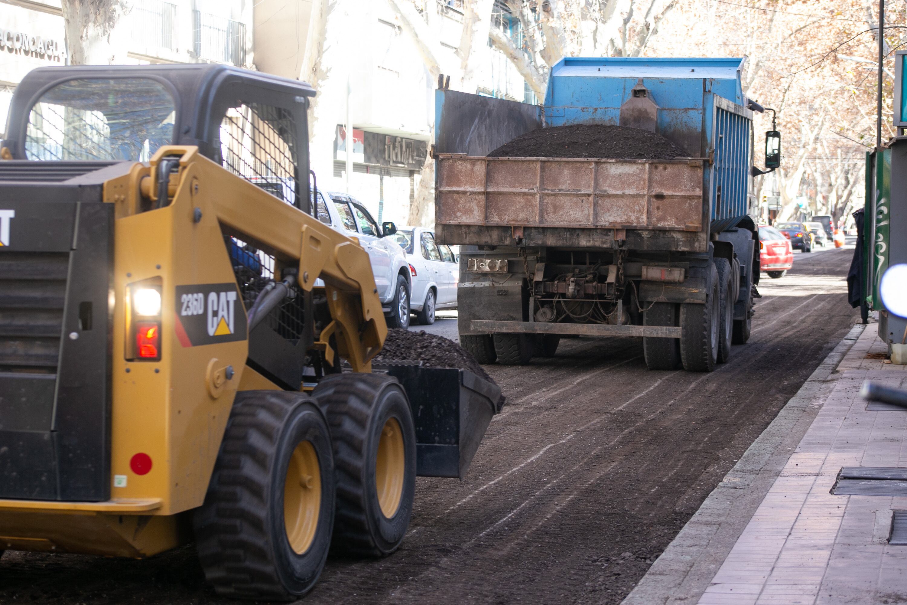 Obras: Fresado calle Catamarca entre San Juan y F. Moreno