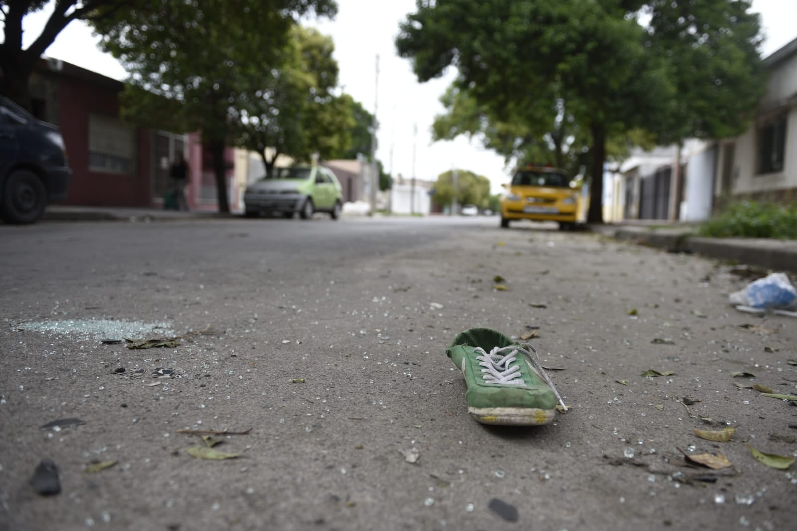 El día después de la tragedia en el barrio General Bustos. (Gentileza / La Voz)