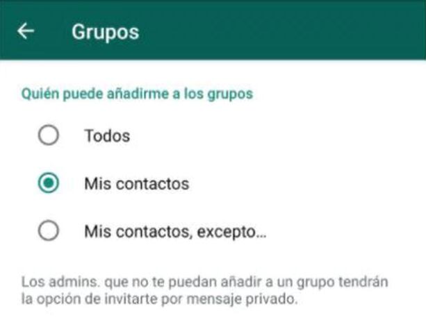 Cómo evitar que nos agreguen a grupos de WhatsApp sin nuestro consentimiento. Foto: Captura web.