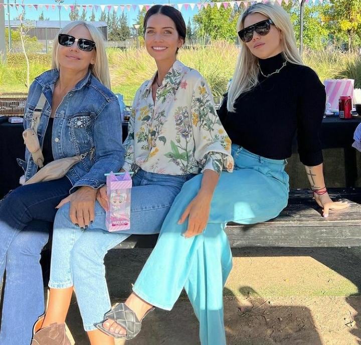 Zaira Nara, Wanda Nara y su madre 