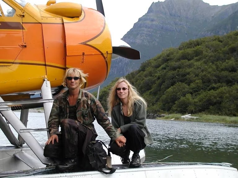 Timothy Treadwell y su novia Amie Huguenard. Foto: Infobae.