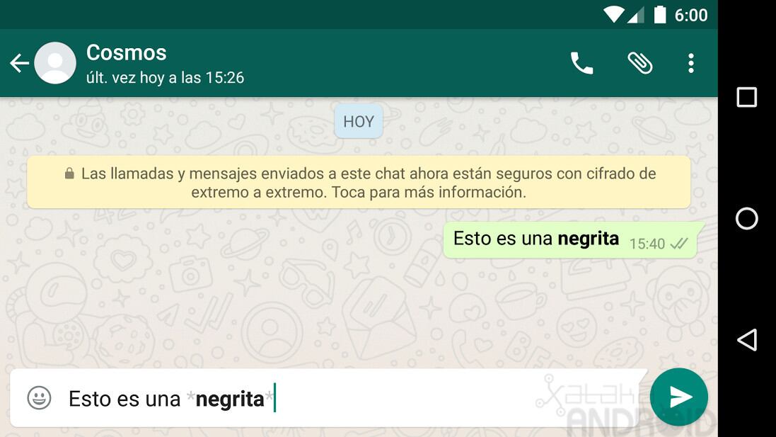 Cómo dar formato de texto en WhatsApp: negrita, cursiva, tachado y cambiar tipo de letra.