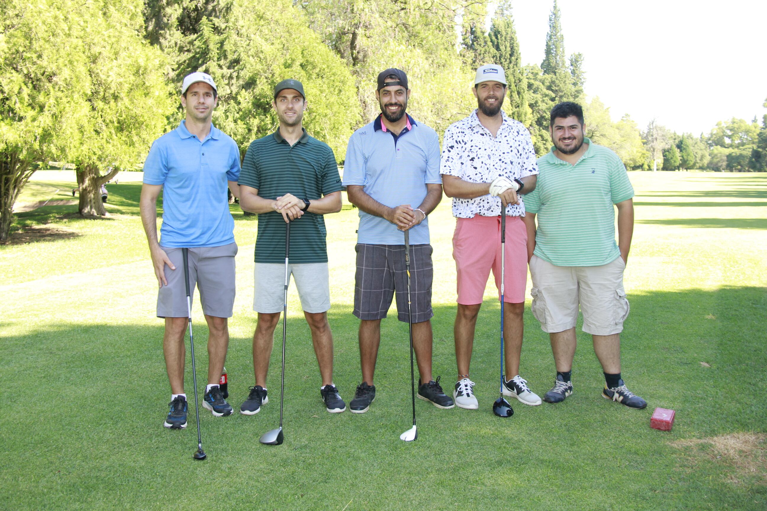 Francisco Diez, Fernando Battagion, Rodrigo Rigo y Lucas Maldonado y Pepe Bustos