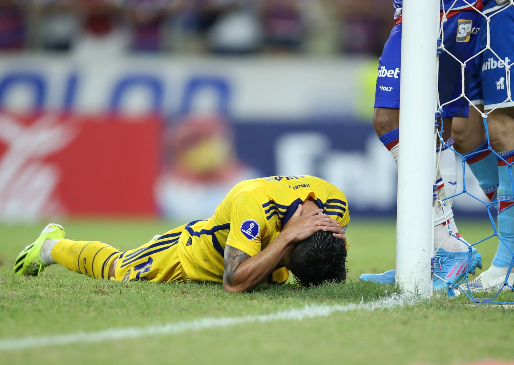 Boca y su caída por goleada ante Fortaleza en Brasil. (Fotobaires).