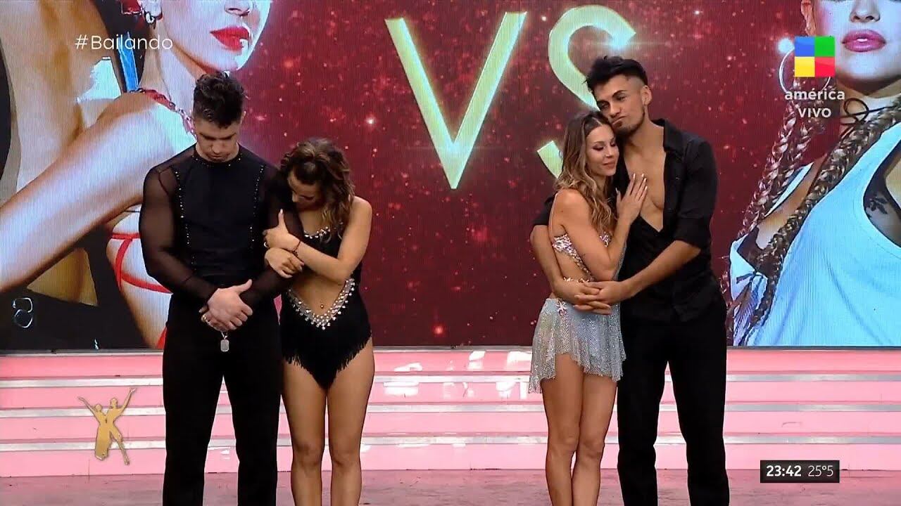 Tuli Acosta conoció este viernes a la pareja que la acompaña en la gran final del Bailando 2023.