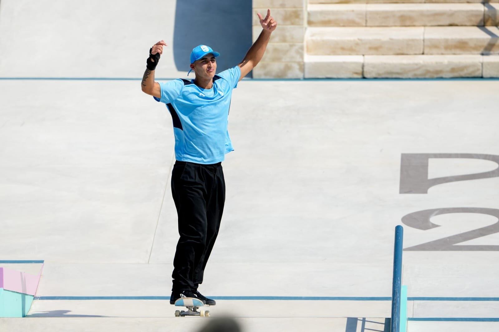 El skater consiguió el octavo puesto y recibió un diploma olímpico