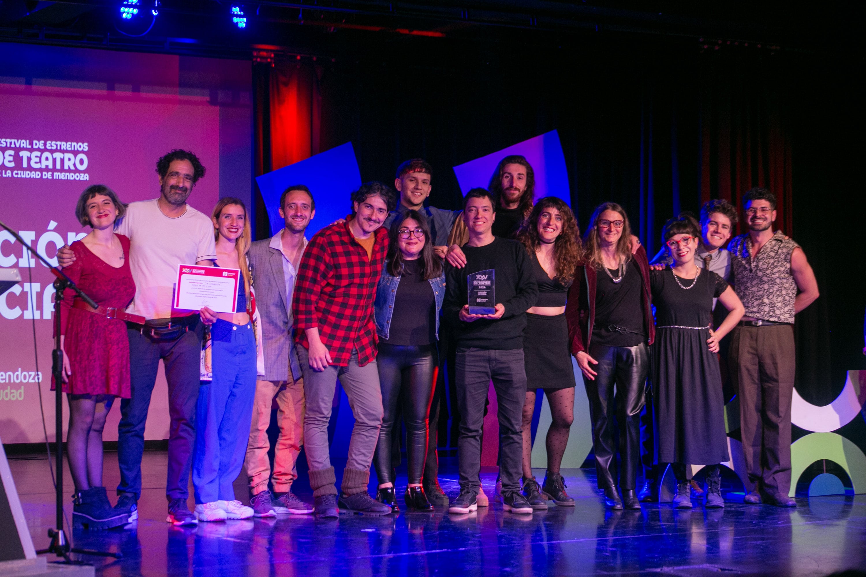 Lo mejor del teatro mendocino fue premiado en el teatro Quintanilla