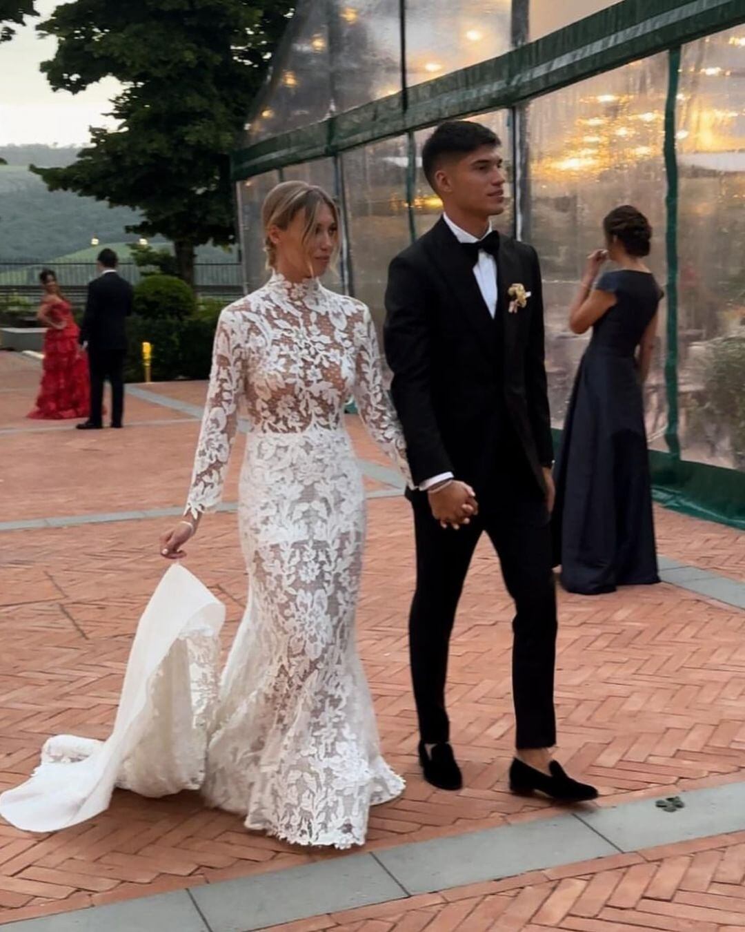 Joaquín  “El Tucu” Correa se casó con Chiara Casiraghi.