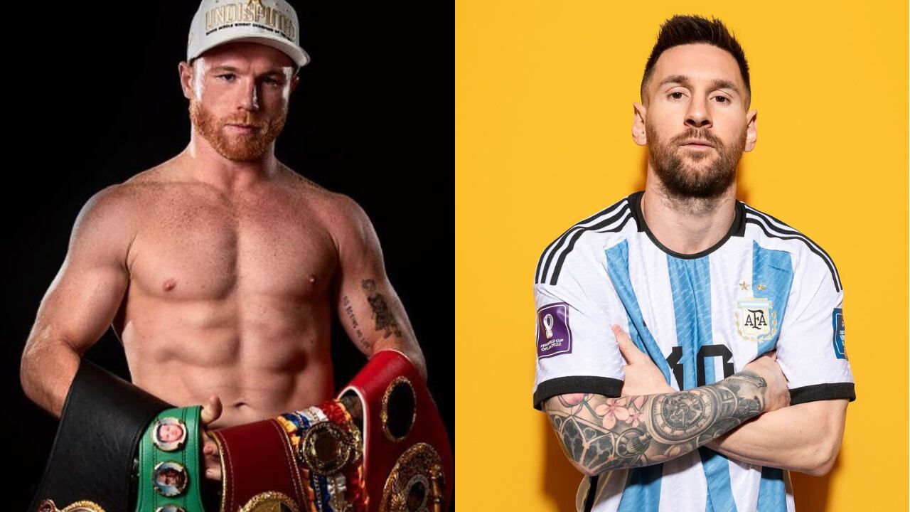 Messi y la absurda e insólita amenaza del boxeador Canelo: ¿realmente el 10 pisó la camiseta de México?