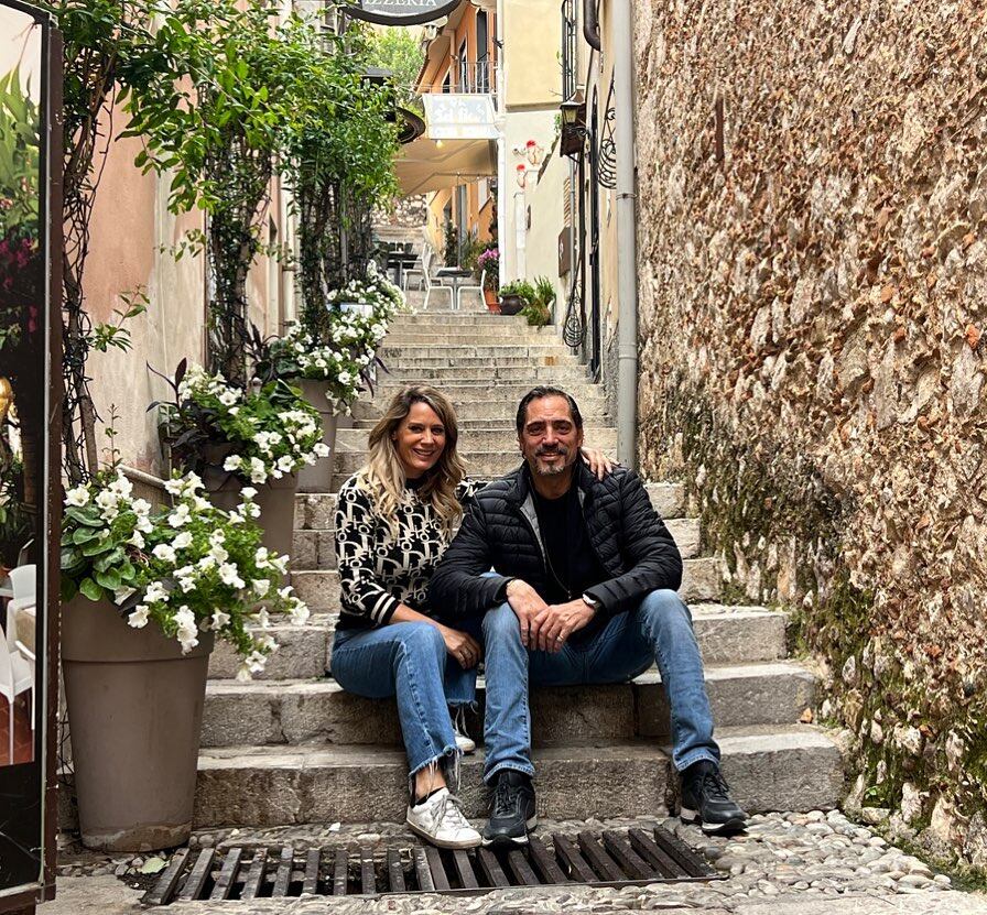 Rocío Marengo junto a Eduardo Fort. / Instagram