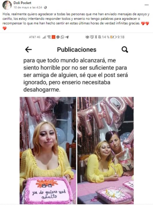 Una mujer organizó la fiesta para su cumpleaños, pero ni familiares ni amigos asistieron.