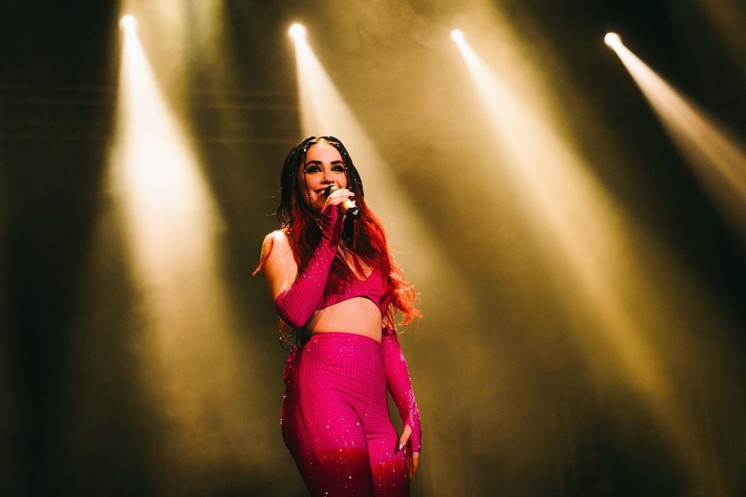 Lali Espósito en Disciplina Tour.