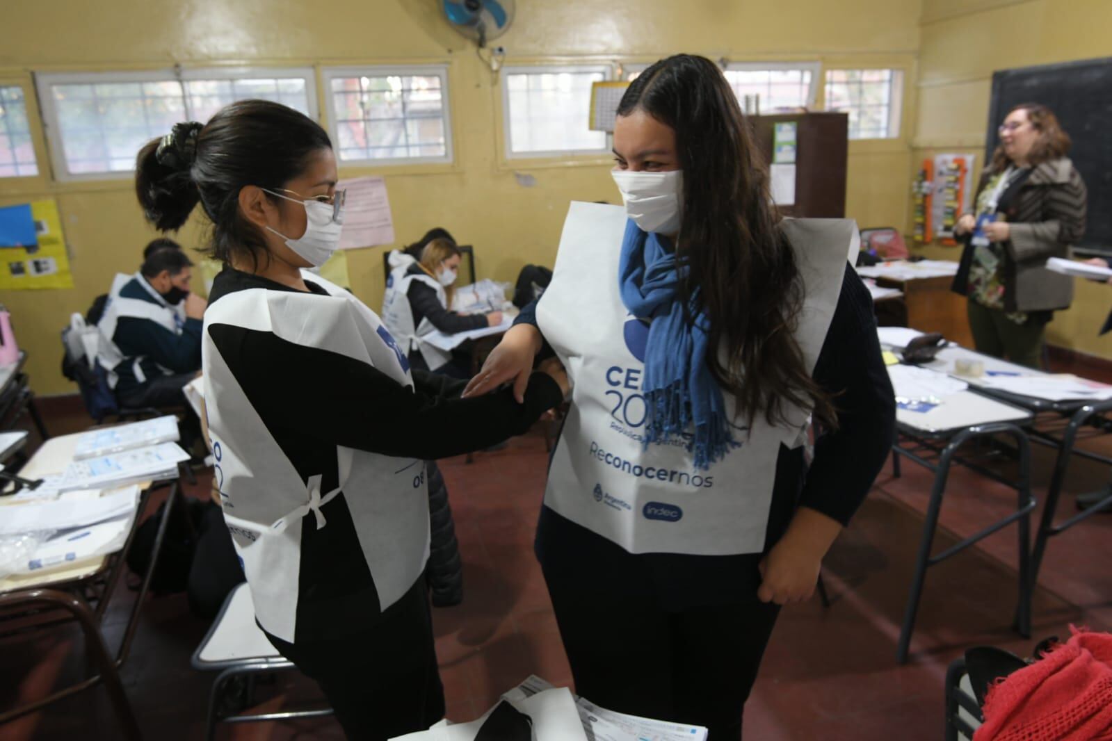 Censo 2022 en Mendoza. Foto: Ignacio Blanco / Los Andes 