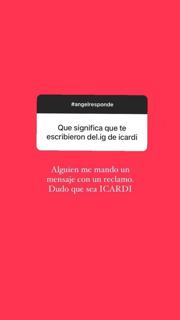 Ángel de Brito sobre los movimientos extraños de la cuenta de Instagram de Icardi.