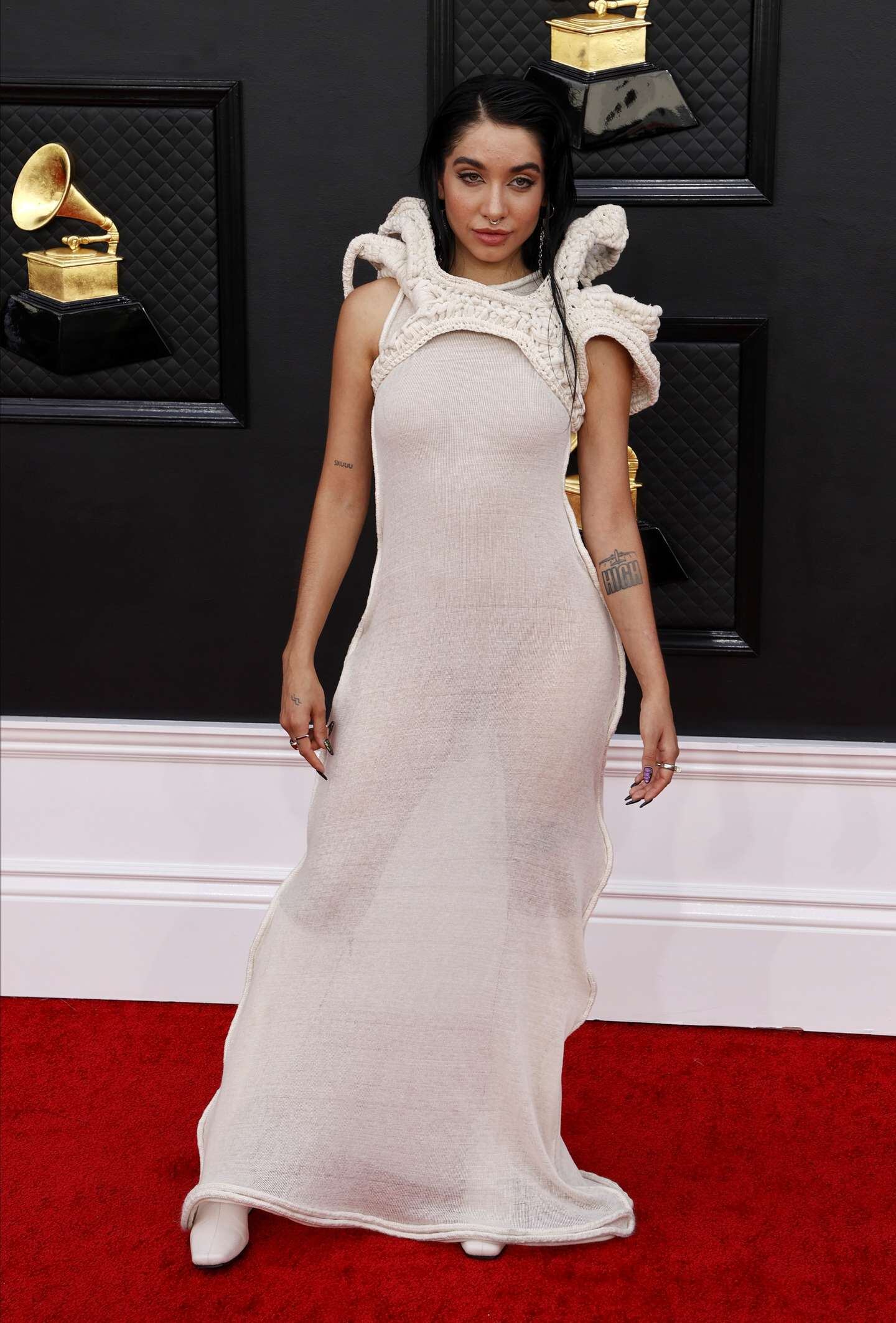 María Becerra en los Premios Grammy 2022. Foto web.