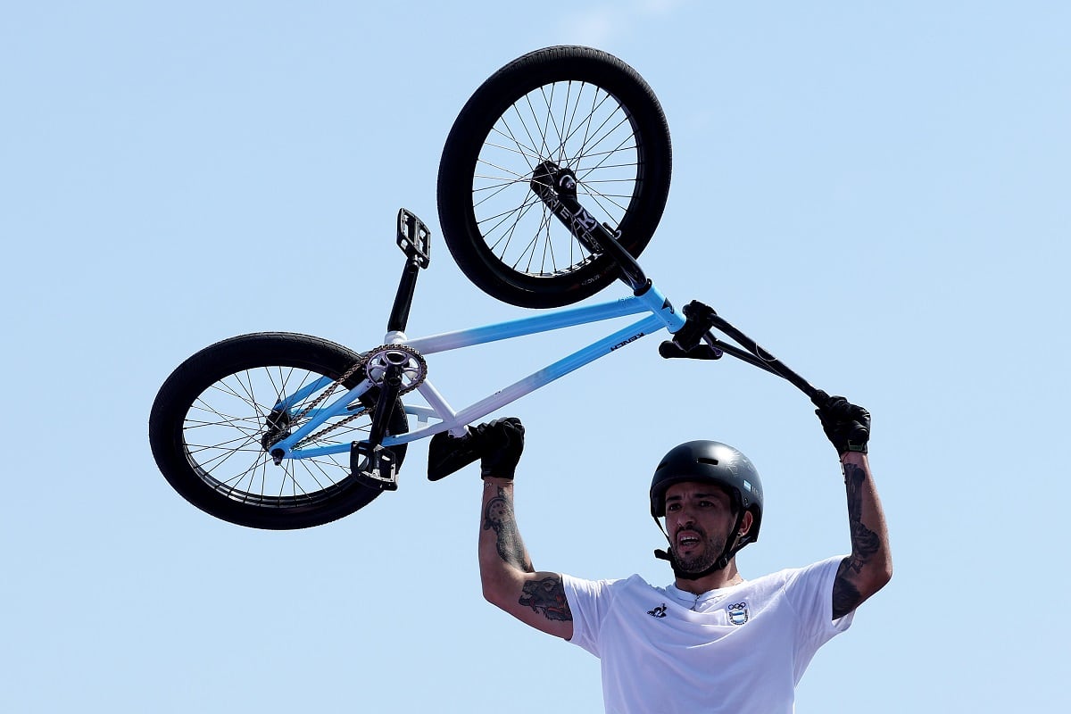 BMX: quién es José “Maligno” Torres Gil, el argentino que logró la medalla de oro en los Juegos Olímpicos de París 2024 (X/ TyCSports)