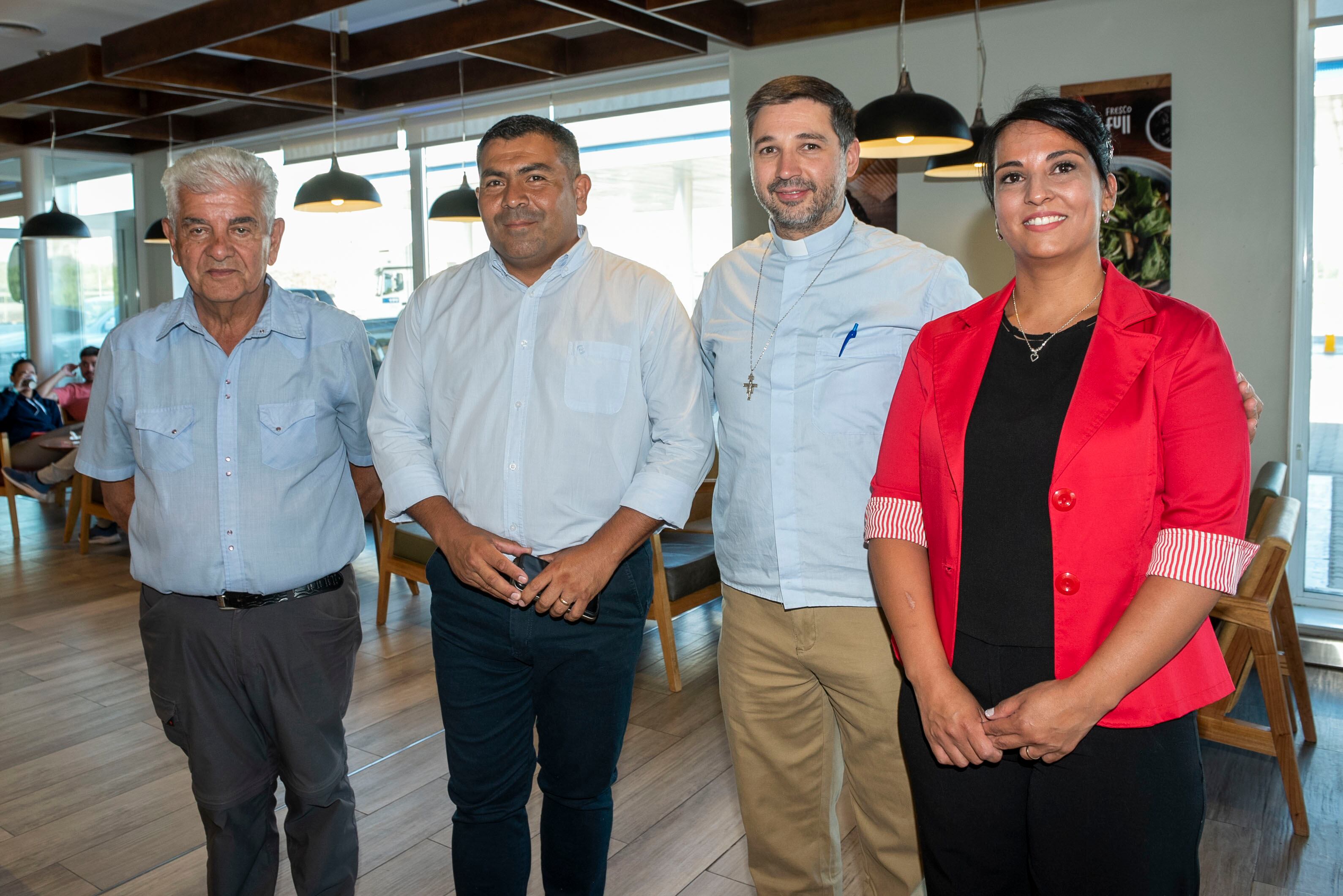 Miguel Zuloaga, Gustavo Sosa, Federico Lucca y Yanina Arrieta.