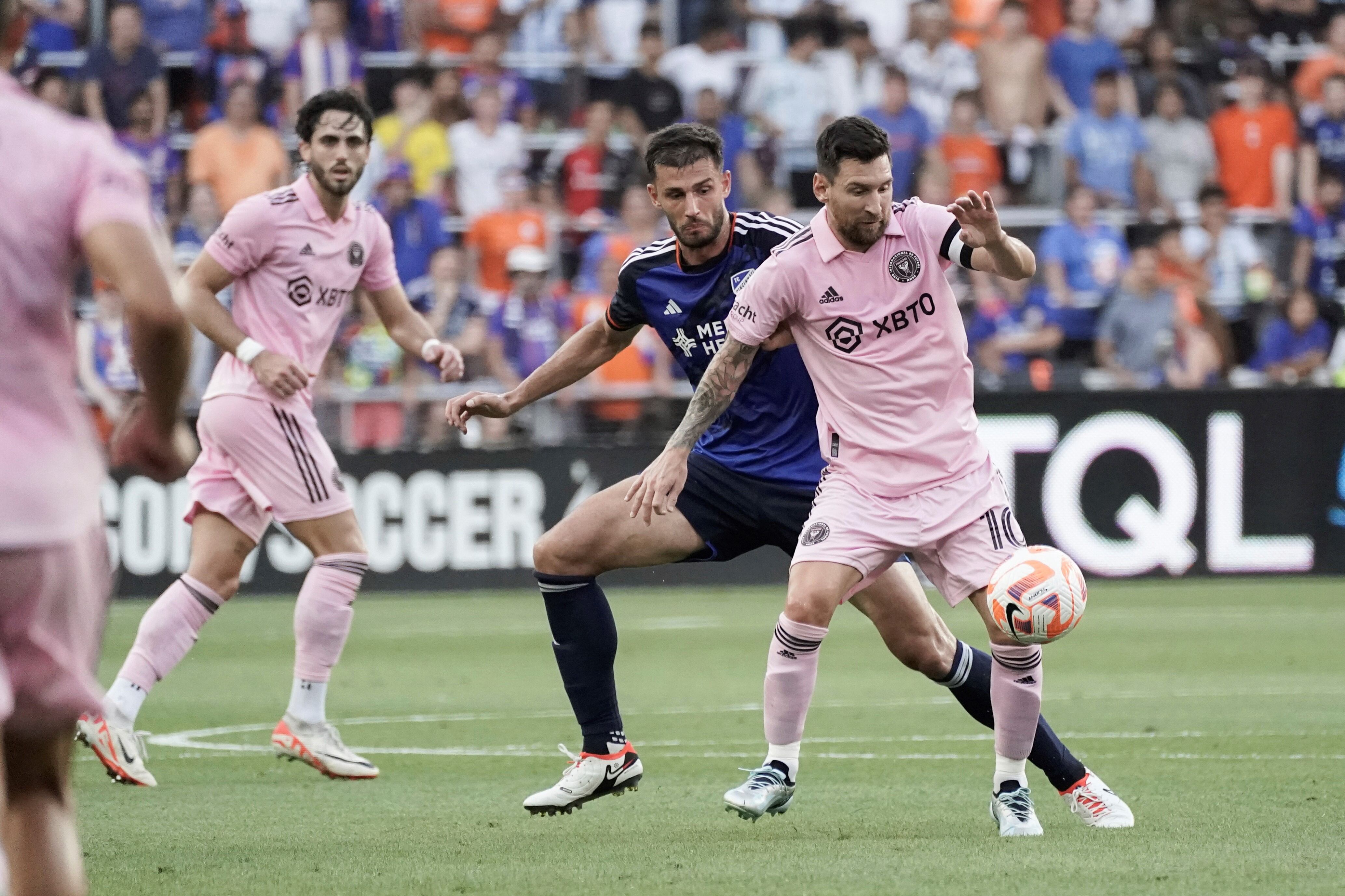 Lionel Messi, con el Inter Miami, eliminó a Cincinnati en semifinales del US Open Cup. 