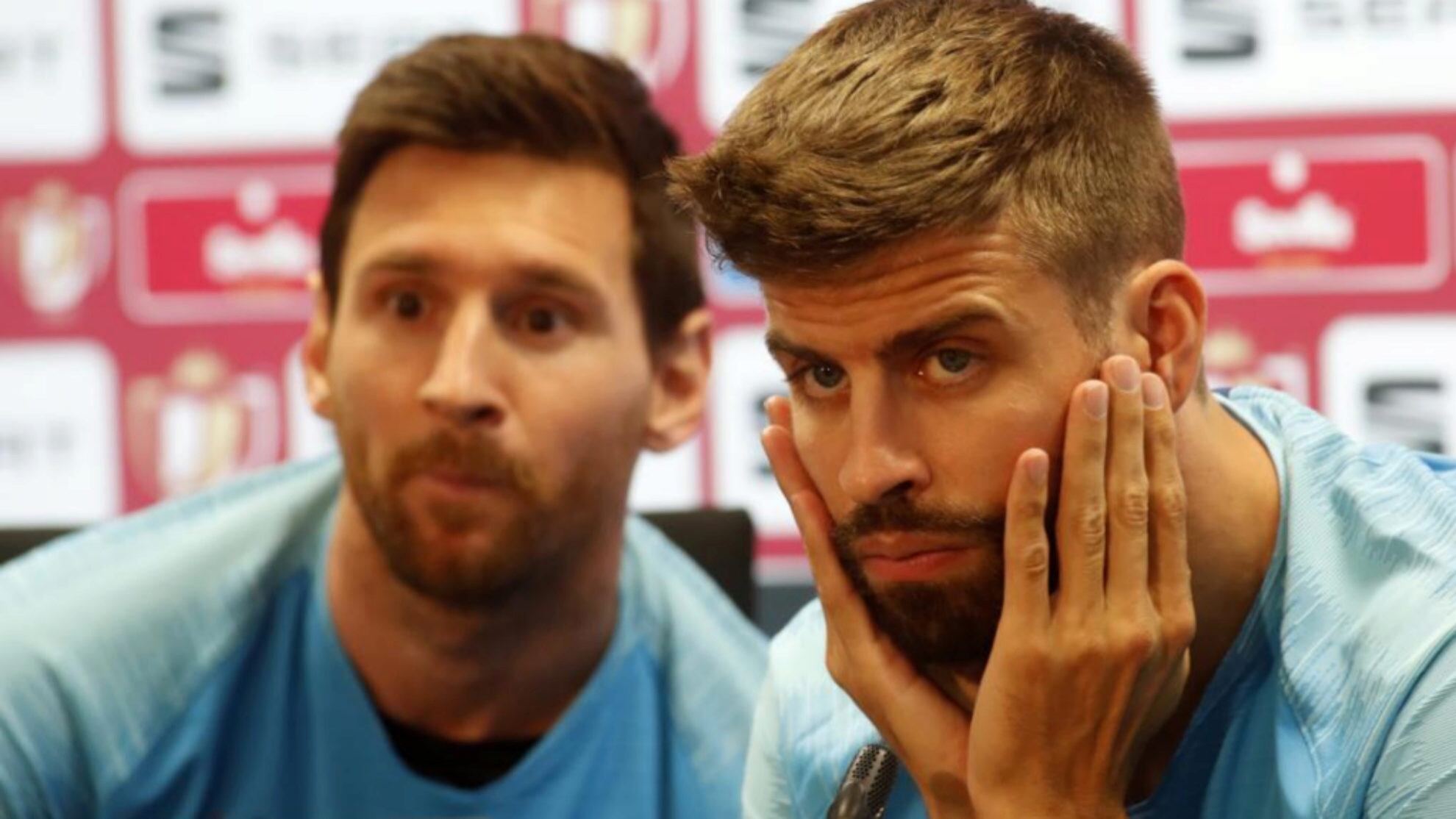 Messi y Piqué, amigos desde Barcelona.