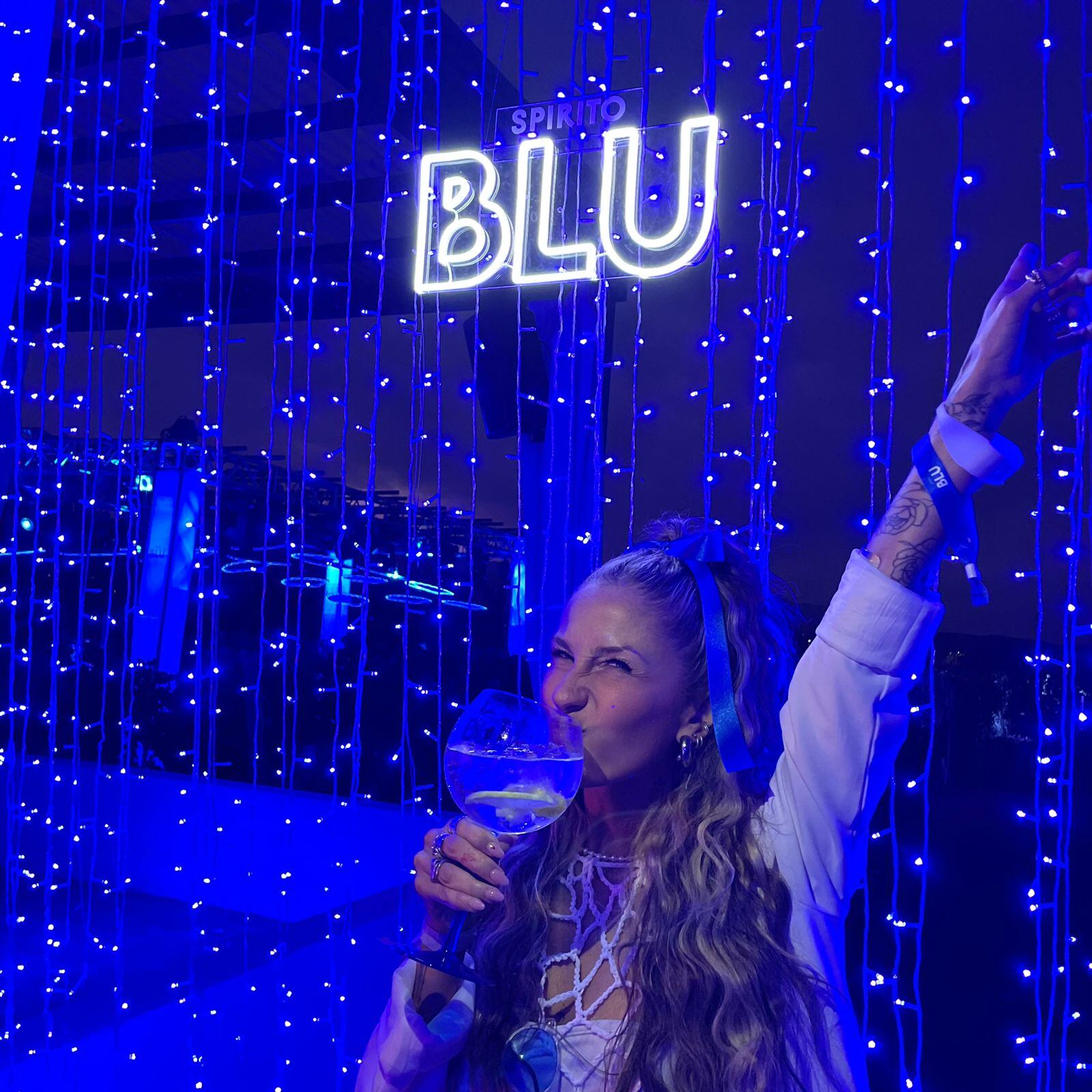 Evento Spirito Blu
Mía Martínez, influencer y creadora de contenido.