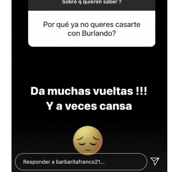 Barby Franco habló sobre su casamiento