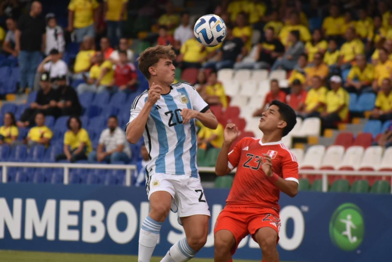 Nicolás Paz, una delas figuras del sub 20 (AFA)