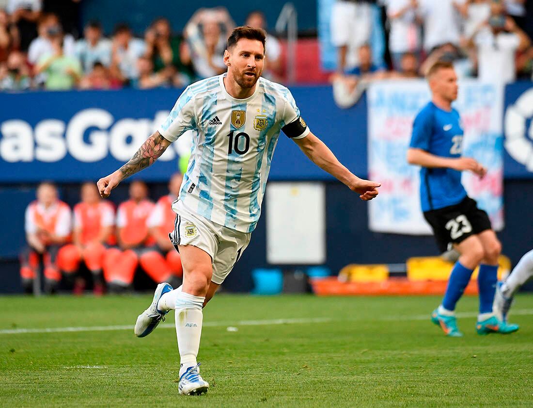 Messi, la gran figura de la Selección Argentina. 