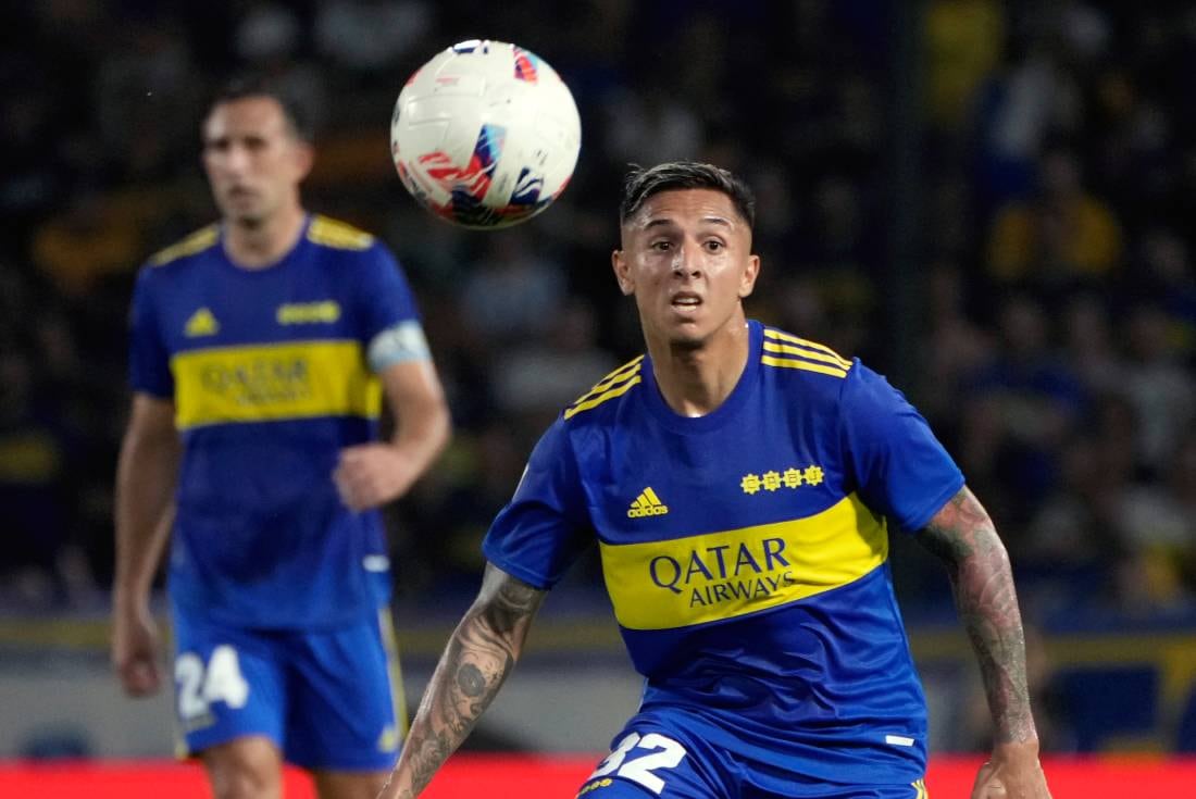 Almendra, uno de los generadores de fútbol en el Xeneize (Prensa Boca)