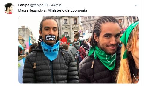 Tras la salida de Batakis del ministerio de Economía y la asunción de Sergio Massa, estallaron los memes en las redes sociales.