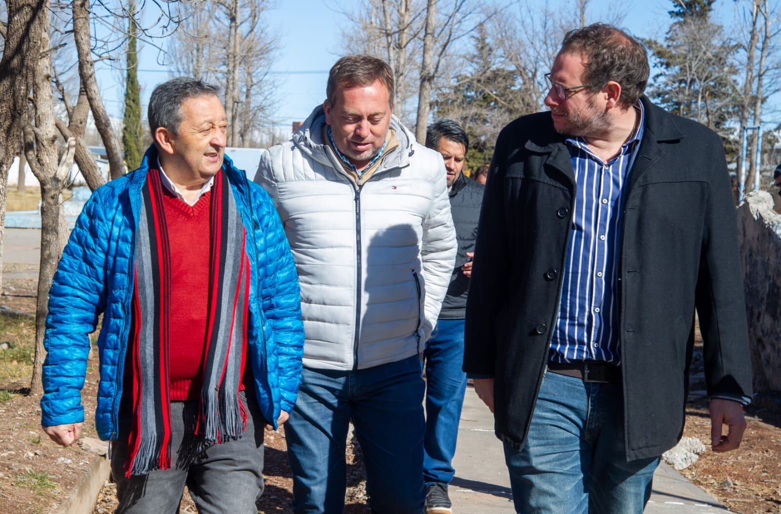 Celso Jaque, Martín Aveiro y Lucas Ilardo. Foto: Gentileza