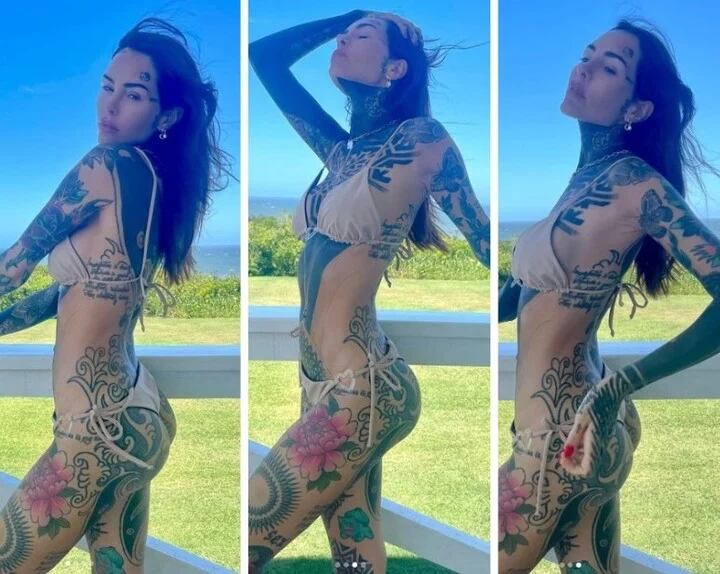 Cande Tinelli respondió sobre las acusaciones que recibe por sus tatuajes.