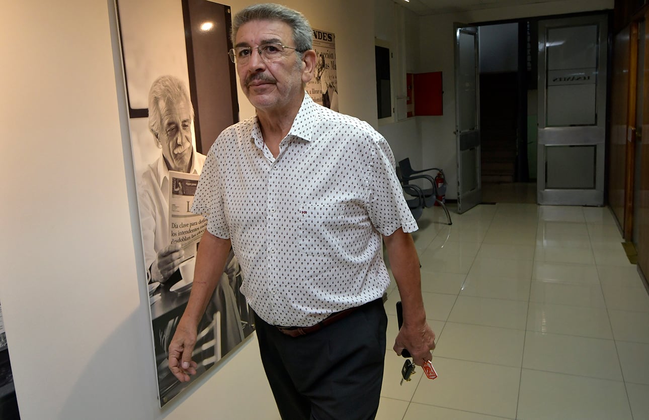  Ricardo Mansur, intendente de Rivadavia, cuestiona el sistema del Tribunal de Cuentas con el que se arman los informes. Foto: Los Andes.  