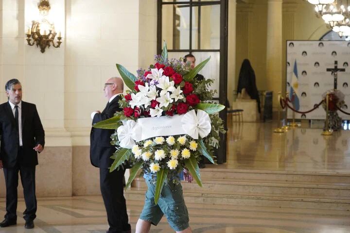 Los restos de Pinky fueron velados en la legislatura porteña. - Clarín