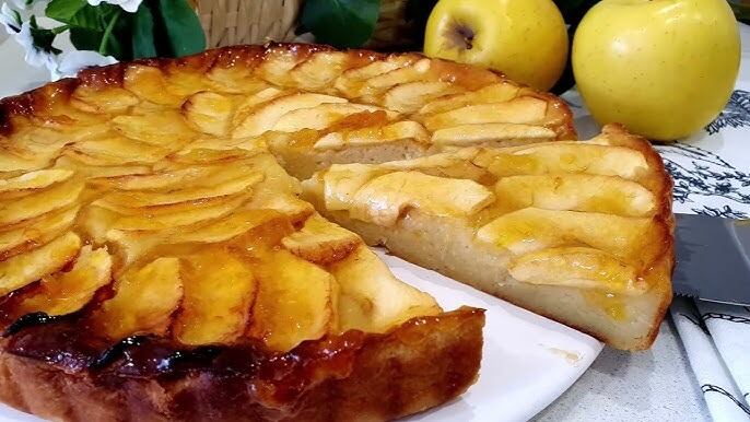 La receta detallada para hacer tarta casera de manzana