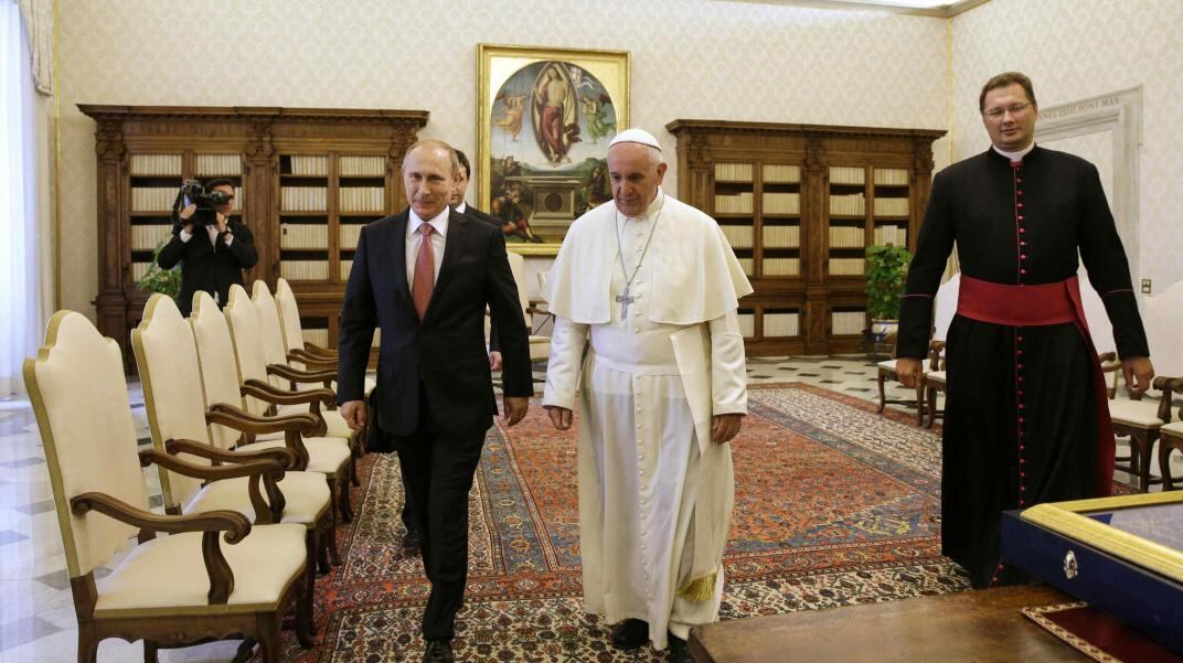 Finalmente Putin se abre al diálogo con el papa Francisco.