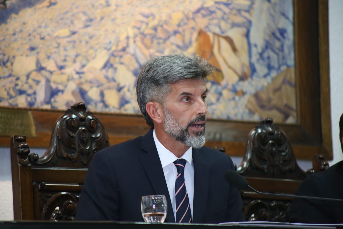 Ulpiano Suarez, intendente de la Capital de Mendoza