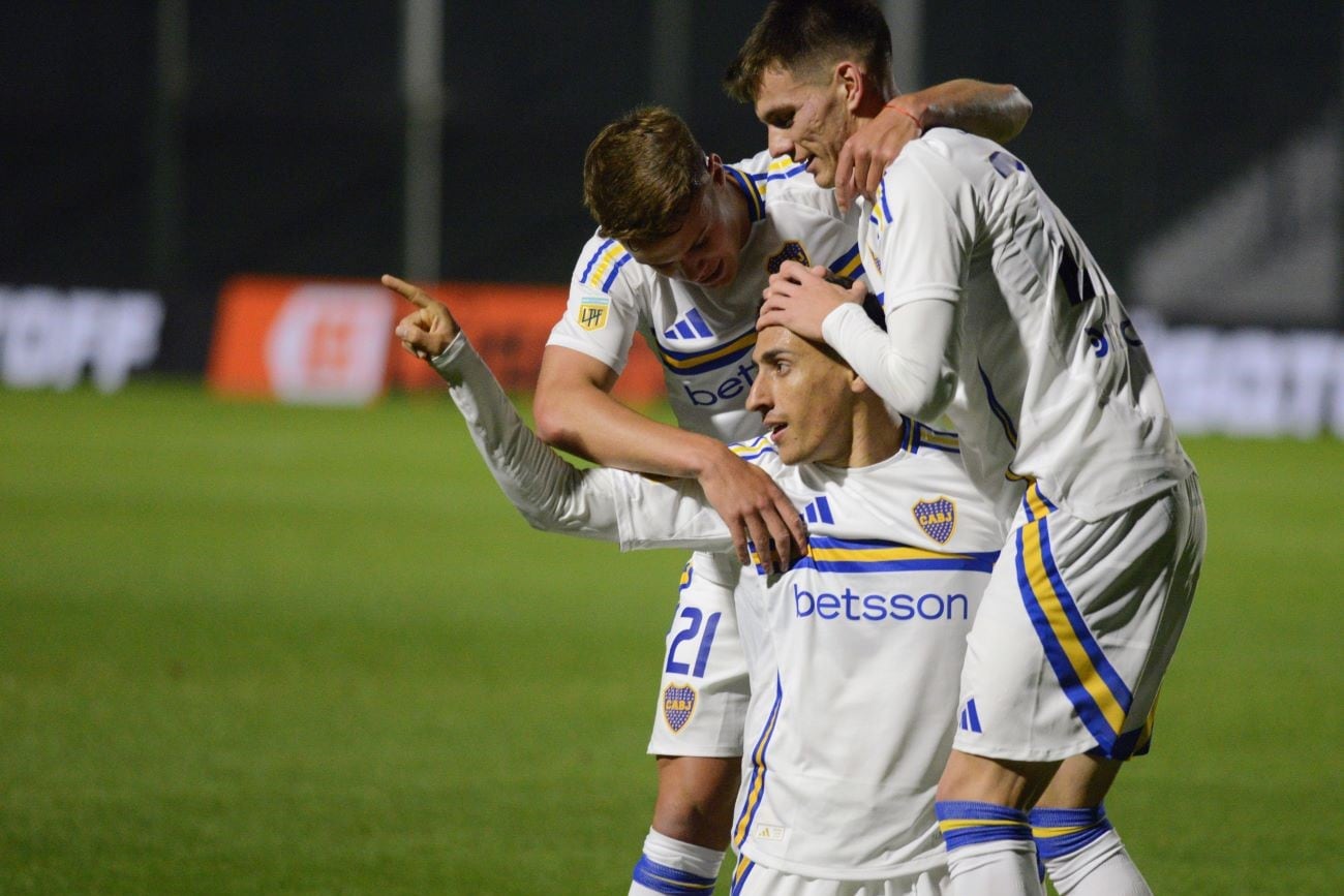 Boca Juniors le ganó a Sarmiento de Junín, este domingo, por la jornada 22 de la Liga Profesional. (Fotobaires)